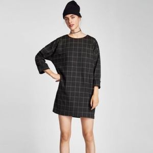 Zara Windowpane Dress